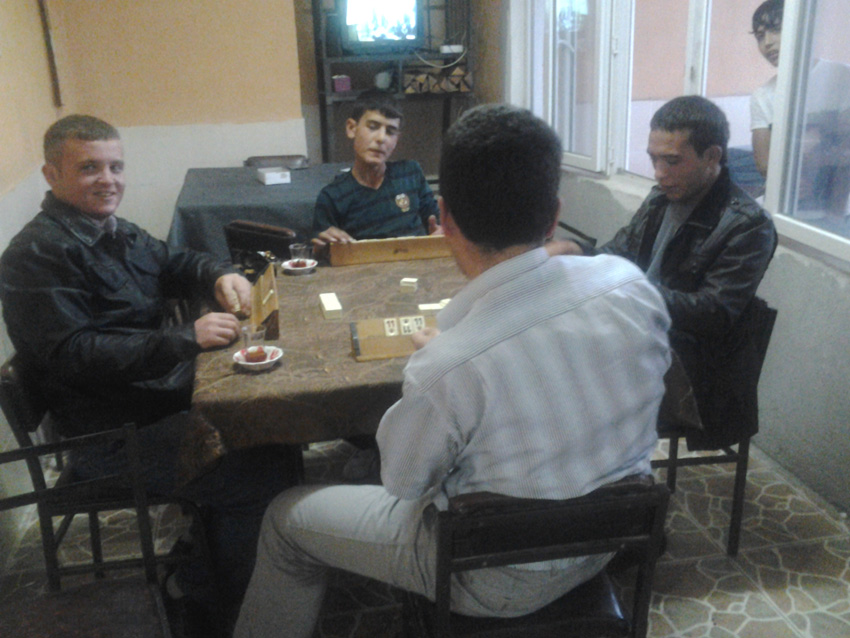 Turquie : Hamidiye : joueurs de dominos